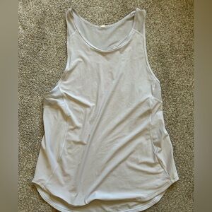 lululemon athletica Light Gray Tank Top